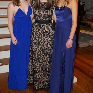 Alice & Trixie Silk Blue Evening Dress